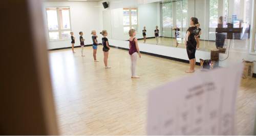 Leah Hogsten  |  The Salt Lake Tribune
The Peggy Bergmann campus has four expansive studios to provide comprehensive dance training under Ballet West Academy's renowned curriculum and style.  The Frederick Quinney Lawson Ballet West Academy, one of the most prestigious ballet schools in the country, opened a fourth campus in Park City on Thursday, August 18th, 2016.