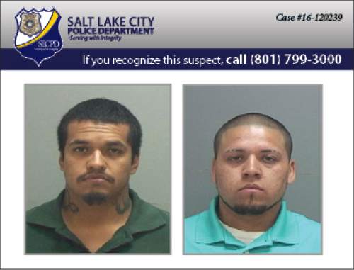 Courtesy of Salt Lake City Police Department

Fortunato Nato Villagrana (left), Jonathan Ivan Padilla-Lopez (right)