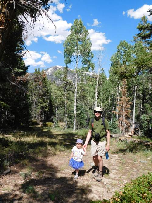 Erin Alberty | The Salt Lake Tribune

The author's family hikes near the Snake Creek trailhead July 23, 2016 in Great Basin National Park.