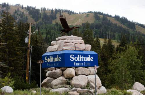 Steve Griffin / The Salt Lake Tribune

Solitude Mountain Resort in Big Cottonwood Canyon near Salt Lake City Friday August 26, 2016.