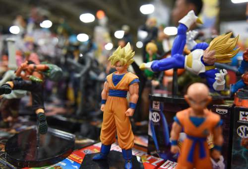 Francisco Kjolseth | The Salt Lake Tribune
Fans are subjected to all manner of animation related toys during day two of the 2016 Salt Lake Comic Con in Salt Lake City on Friday, Sept. 2, 2016.