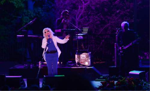 Steve Griffin / The Salt Lake Tribune

Debbie Harry sings with her legendary New York band Blondie as they perform at the Red Butte Garden Amphitheatre in Salt Lake City Wednesday September 7, 2016.
