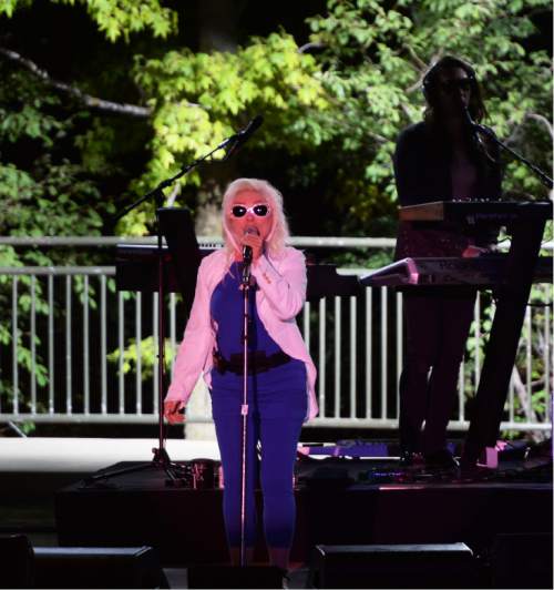 Steve Griffin / The Salt Lake Tribune

Debbie Harry sings with her legendary New York band Blondie as they perform at the Red Butte Garden Amphitheatre in Salt Lake City Wednesday September 7, 2016.