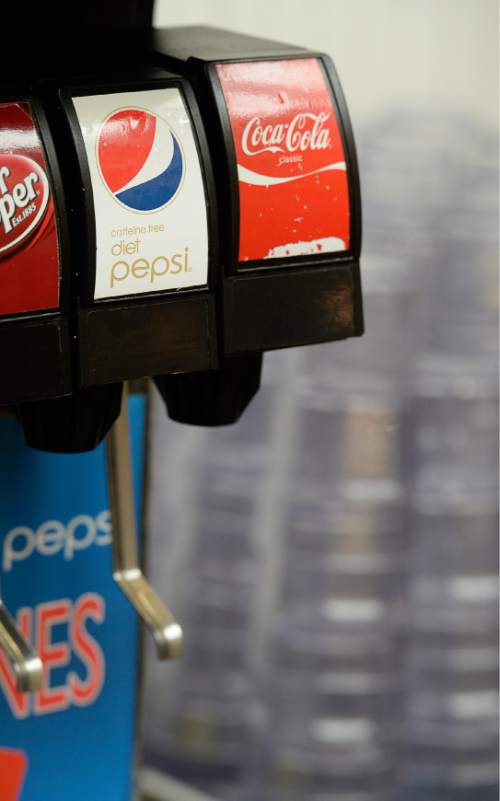 Francisco Kjolseth | The Salt Lake Tribune
Chuck-A-Rama restaurant is one of the few places that offers both Pepsi and Coke products. The Utah-based restaurant chain is celebrating its 50th anniversary on Wednesday.