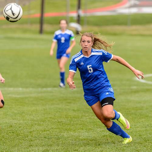 Trent Nelson  |  The Salt Lake Tribune
Fremont's Grace Youngberg chases down the ball as Weber hosts Fremont high school soccer in Ogden, Thursday September 22, 2016.