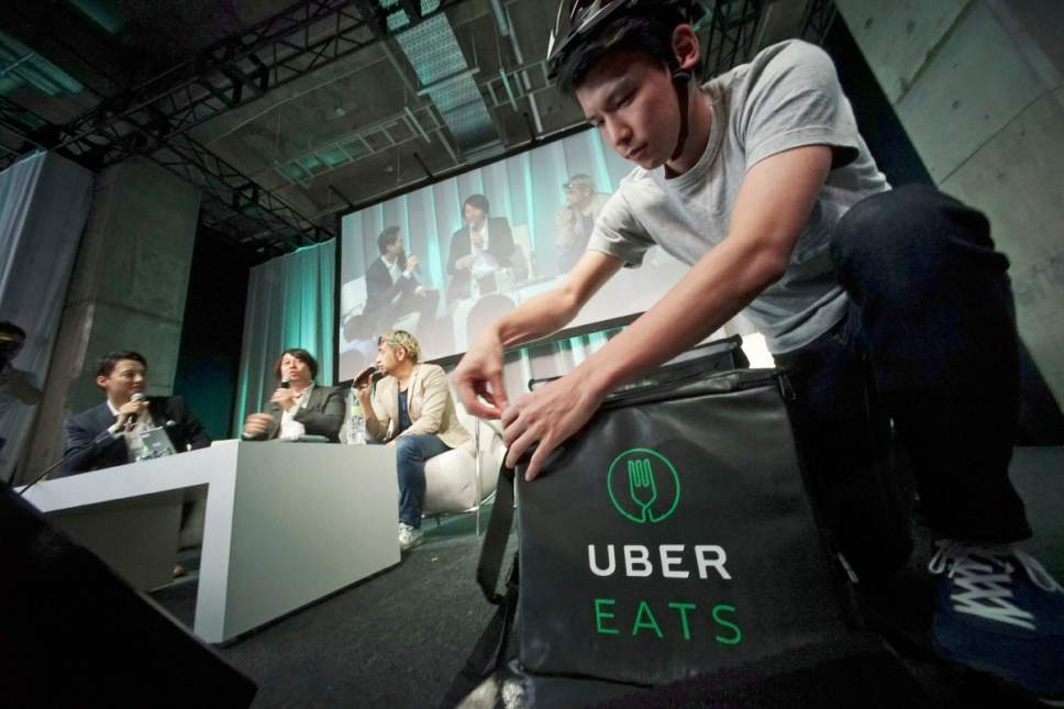 Uber delivering food in Japan; ride-share flopped - The Salt Lake