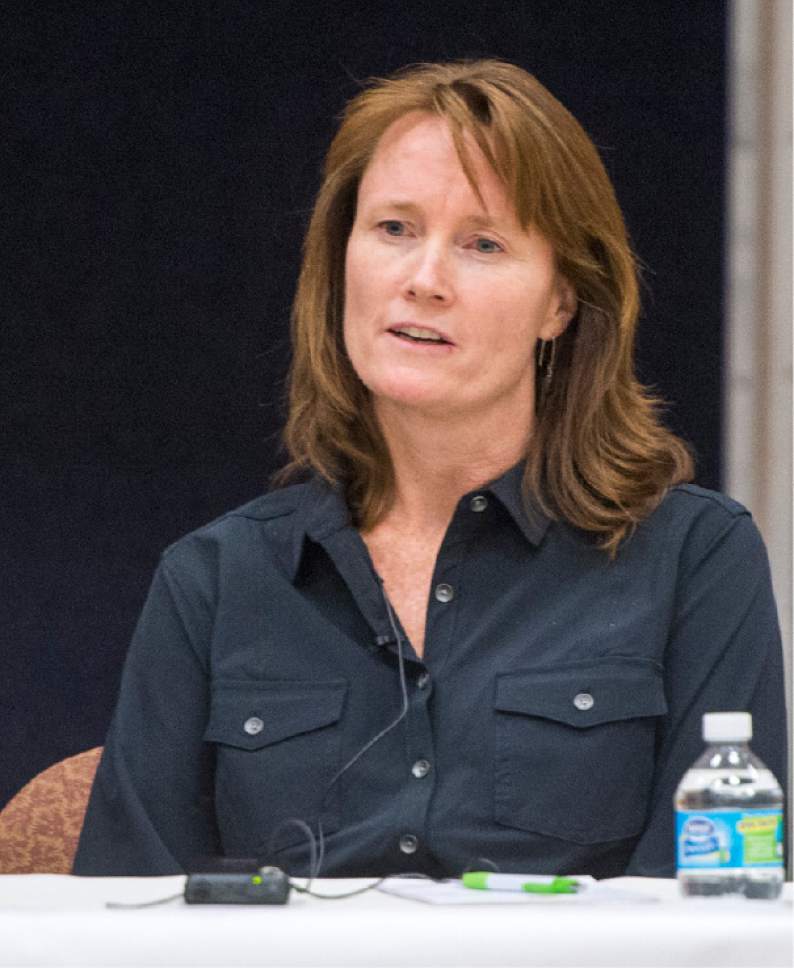 Rick Egan  |  The Salt Lake Tribune
Kathleen Riebe • Candidate for state school board District 10