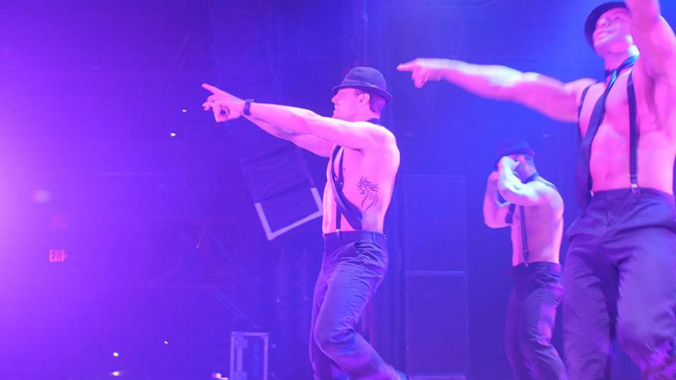 Dancing, skits and abs, to the 'Magic Men Live' revue The