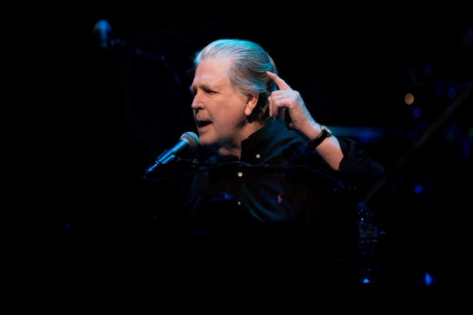Jeremy Harmon  |  The Salt Lake Tribune

Brian Wilson, founding member of The Beach Boys, performs at Abravanel Hall in Salt Lake City on Oct. 5, 2016, including the entirety of the band's landmark album "Pet Sounds" to mark its 50th anniversary.