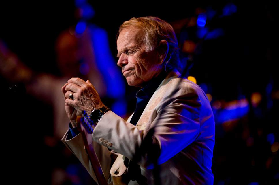 Jeremy Harmon  |  The Salt Lake Tribune

Al Jardine, one of the founding members of The Beach Boys, performs at Abravanel Hall in Salt Lake City on Oct. 5, 2016, including the entirety of the band's landmark album "Pet Sounds" to mark its 50th anniversary.