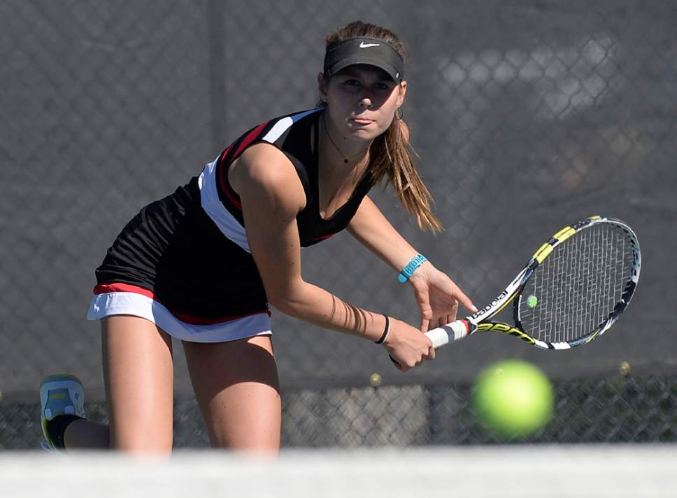 Prep girls' tennis Davis outduels Lone Peak to win Class 5A