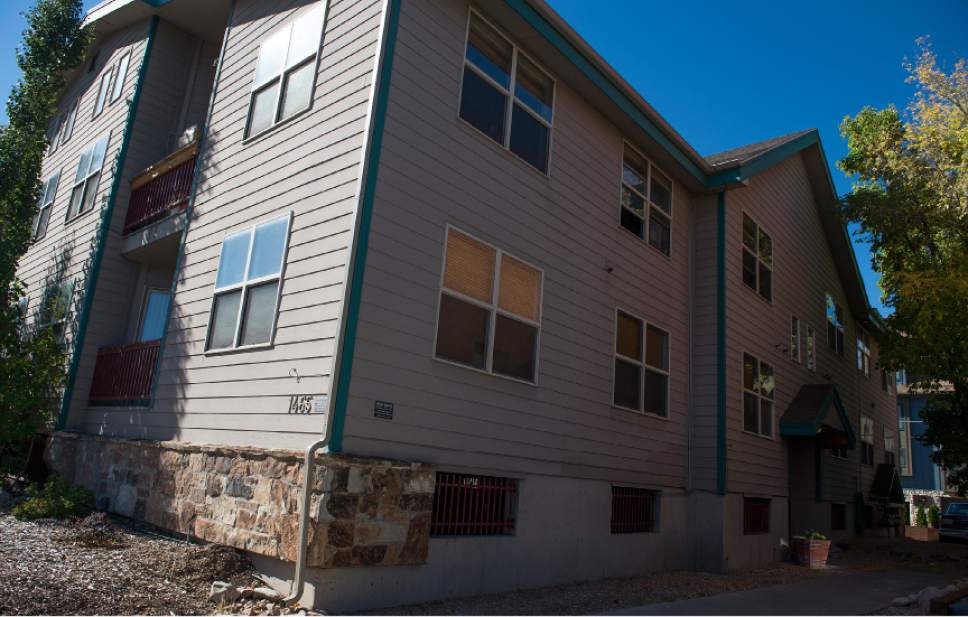 Leah Hogsten  |  The Salt Lake Tribune
The Park City housing complex at 1465 Park Avenue, is made up of eight units.