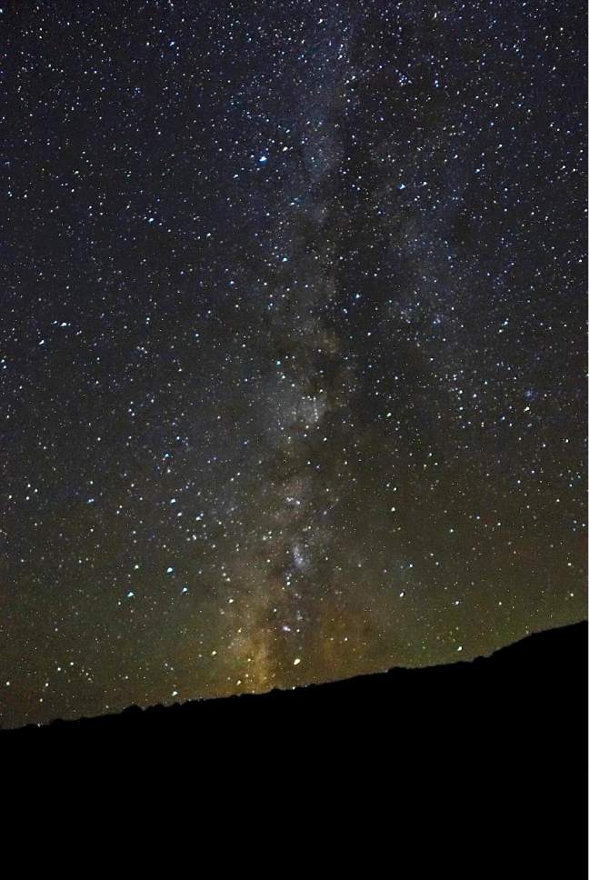Lennie Mahler  |  The Salt Lake Tribune

A view of the milky way at Wire Pass Trailhead on Saturday, Sept. 24, 2016.