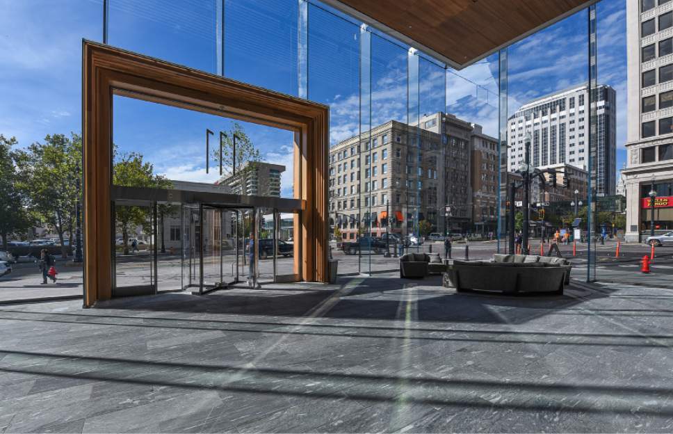 Francisco Kjolseth | The Salt Lake Tribune
The new Eccles theater in downtown Salt Lake City prior to opening day.