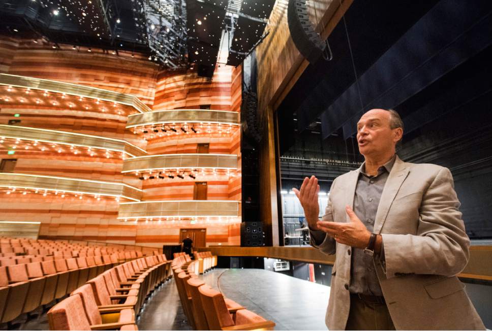 Rick Egan  |  The Salt Lake Tribune

Acoustics consultant Mark Holden talks about the effort and research that went into the state-of-the-art George S. and Dolores Doré Eccles Theater, opening Oct. 21 in downtown Salt Lake City.