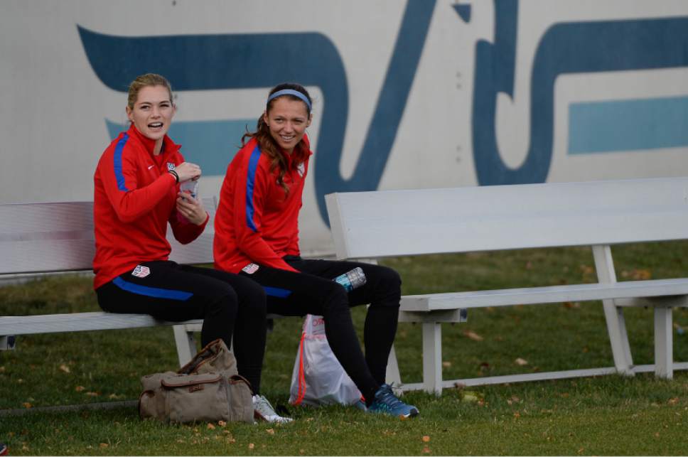 Francisco Kjolseth  |  The Salt Lake Tribune
Kealia Ohai, a former star at Alta High School, left, and Ashley Hatch, currently a forward at BYU, each received their first call-ups to the U.S. women's national team roster for matches against Switzerland this week.