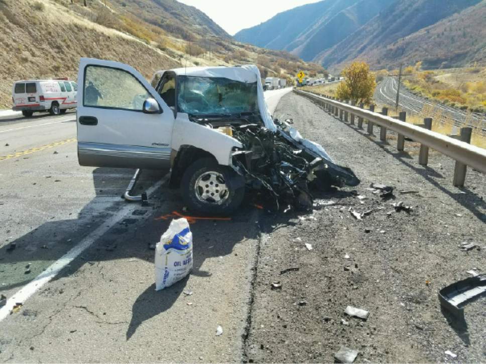 Accident In Spanish Fork Canyon