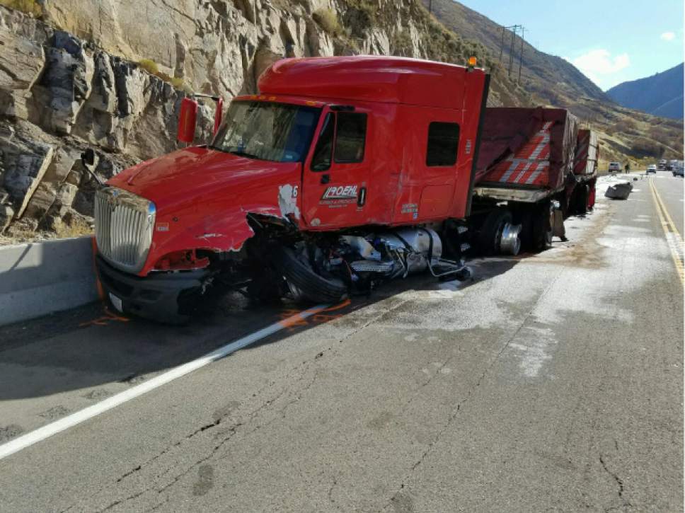 One dead in headon semipickup crash in Spanish Fork Canyon The Salt