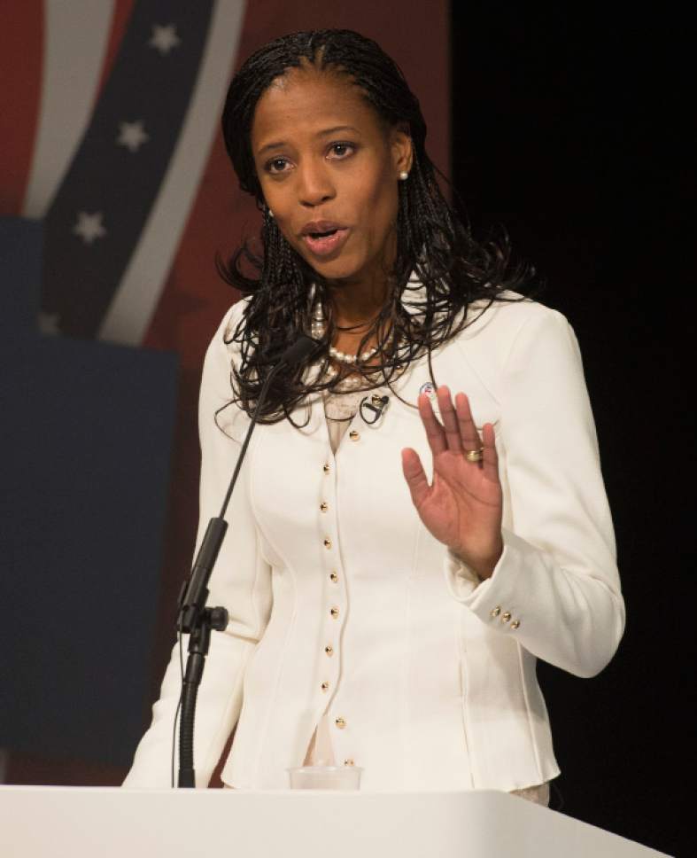 Steve Griffin  |   Tribune file photo
Rep. Mia Love, R-Utah, is still weighing whether to attend the Republican National Convention in Cleveland.