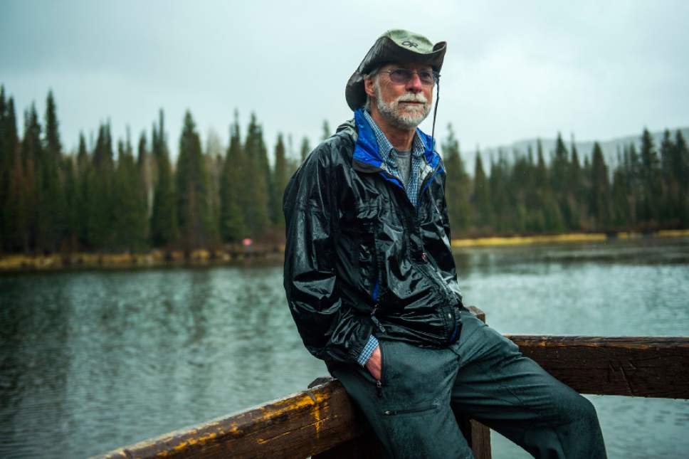 Chris Detrick  |  The Salt Lake Tribune
Jim Keener poses for a portrait  at Silver Lake in Big Cottonwood Canyon Sunday October 30, 2016.