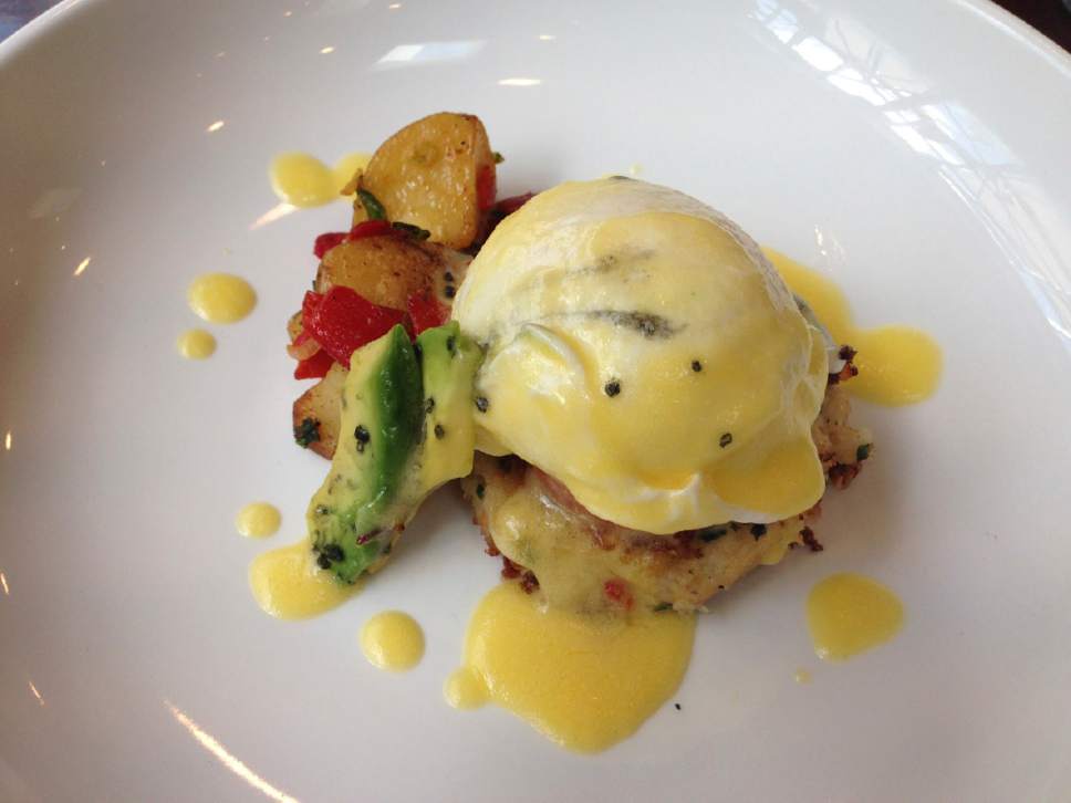 Courtesy  |  Heather L. King

The Crab Benedict photo from Current Fish & Oyster in Salt Lake City.