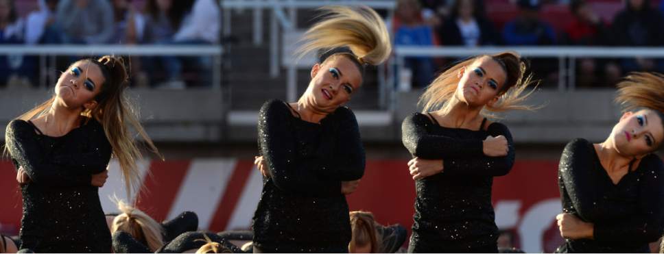 Steve Griffin / The Salt Lake Tribune


Bingham drill team performs during halftime of the Miners and SIlverwolves 5A semifinal football game at Rice-Eccles Stadium on the University of Utah campus in Salt Lake City Thursday November 10, 2016.