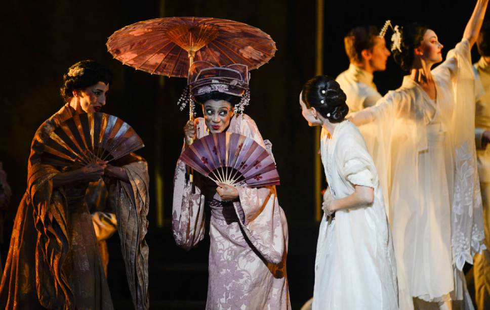 Francisco Kjolseth | The Salt Lake Tribune
Ballet West runs through their final dress rehearsal for the Season Opener, Madame Butterfly at the Janet Quinney Lawson Capitol Theatre on Thursday, Nov. 3, 2016. Ballet West Orchestra, nearly 50 dancers, and opulent sets and costumes were all on display for the show scheduled to run Nov. 4-13.