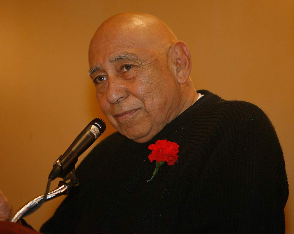 Tribune file photo
John Florez  gives a short thank you speech after he was given a civil rights award in 2007.