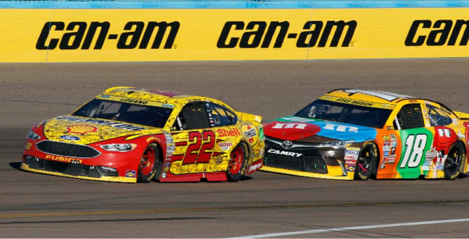 Nascar Logano Wins Phoenix As He And Kyle Busch Complete Final 4 The Salt Lake Tribune