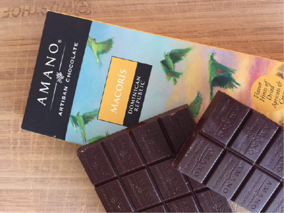 Kathy Stephenson  |  The Salt Lake Tribune

Amano Artisan Chocolate has released a new bar made with cacao beans from the Dominican Republic.