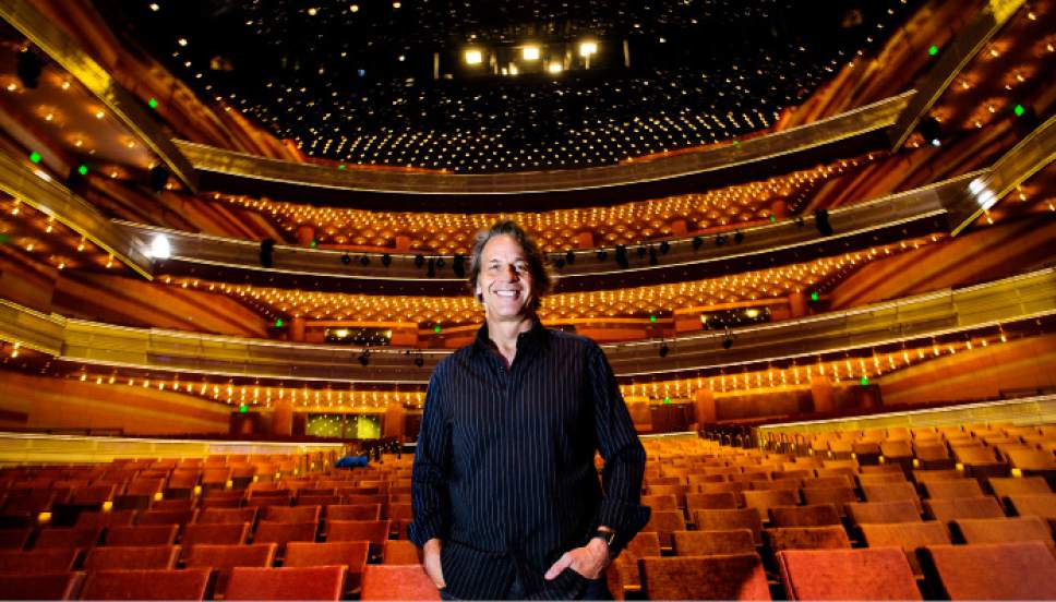 Steve Griffin / The Salt Lake Tribune


Kurt Bestor stands in the new Eccles Theater in Salt Lake City Monday October 17, 2016. He is the music director of the grand-opening show in the new theatre Friday October 21, 2016. He's moving his annual holiday extravaganza to the new theater -- complete with a band, chamber orchestra, choir, a light show and special guest stars -- for shows Dec. 15-17.