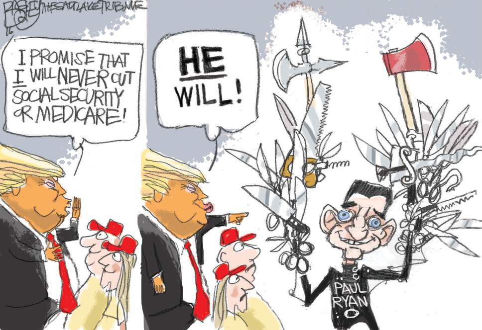 Pat Bagley cartoon for Nov. 30, 2016.