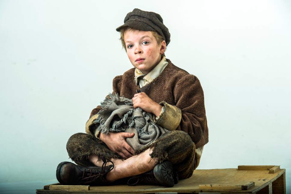 Chris Detrick  |  The Salt Lake Tribune
 Maxwell Remington plays Oliver in Pioneer Theatre Company's upcoming holiday production of  "Oliver."