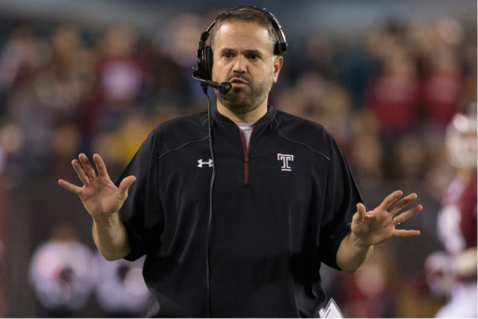 College football: Rhule facing big task as Baylor's coach after Temple ...