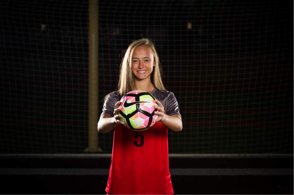 (Alex Gallivan | Special to The Tribune) Alta's Brecken Mozingo, a member of the 2016 Girls Soccer All-Tribune Team