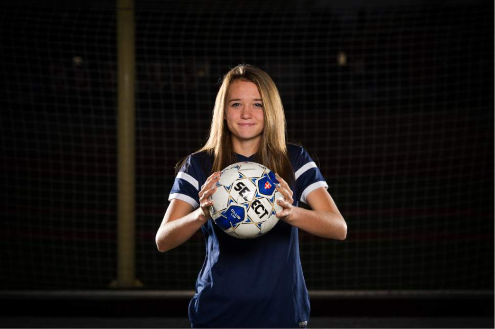 (Alex Gallivan | Special to The Tribune) Skyline's Cassidy Orr, a member of the 2016 Girls Soccer All-Tribune Team