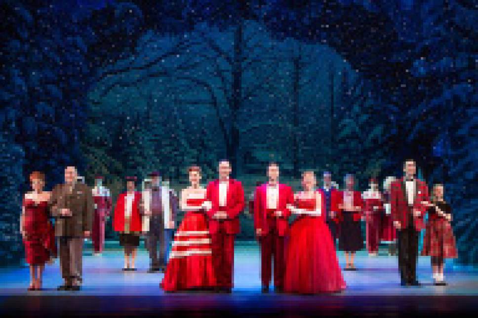 courtesy photo the cast of the broadway touring show irving berlins white christmas - Christmas Broadway Shows courtesy photo the cast of the broadway touring show irving berlins white christmas - Christmas Broadway Shows