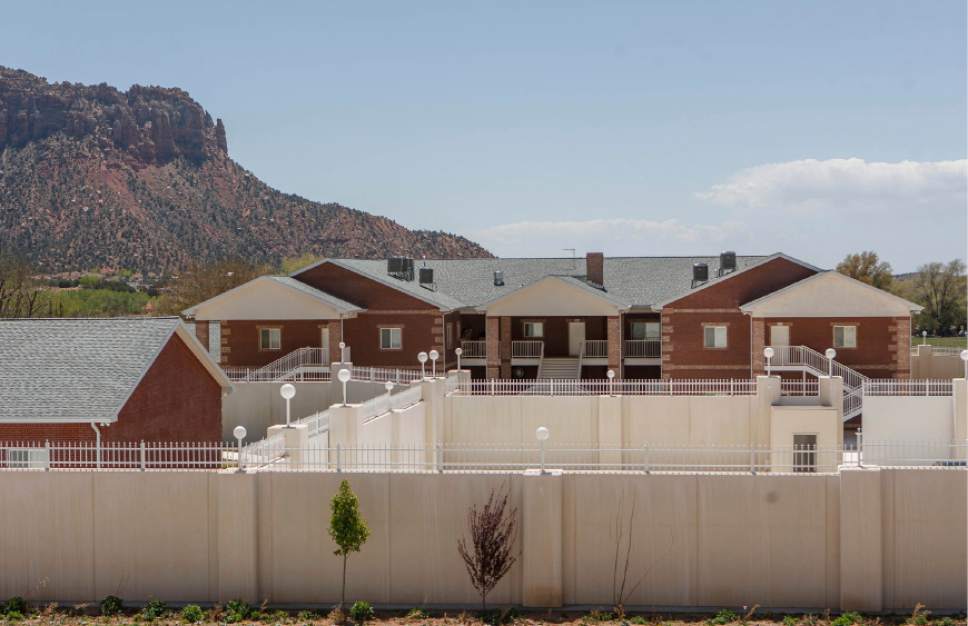 Trent Nelson  |  The Salt Lake Tribune
A large home intended for the family of Warren Jeffs in Hildale, Friday April 26, 2013. The property was purchased by Willie Jessop who spent the day allowing former followers to see the inside of a compound they had previously not been allowed to enter.