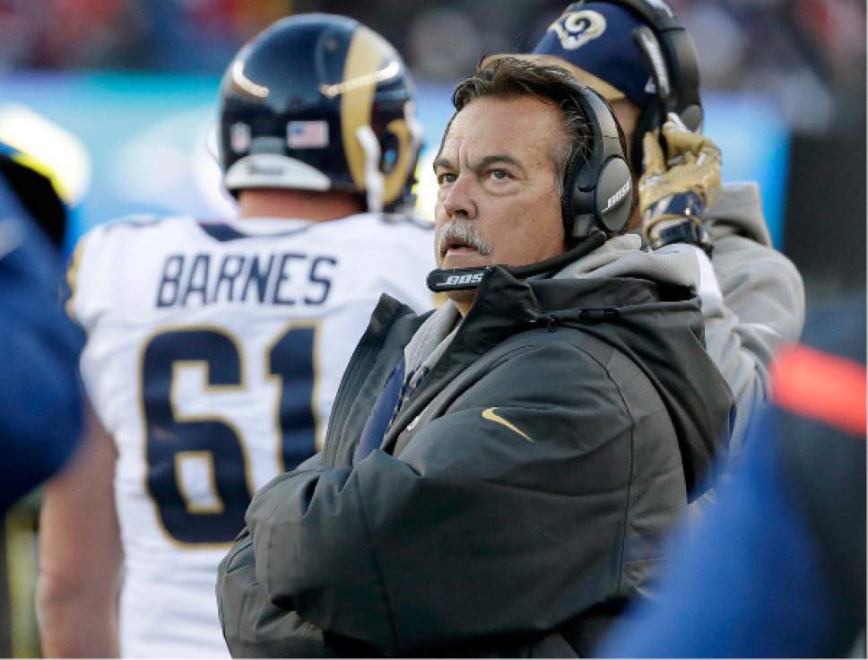 NFL Los Angeles Rams fire coach Jeff Fisher The Salt Lake Tribune