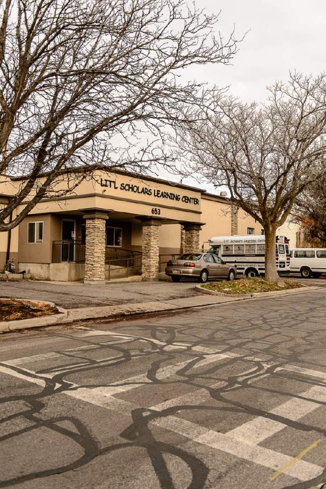 Trent Nelson  |  The Salt Lake Tribune
Salt Lake City Mayor Jackie Biskupski announced the sites of four planned homeless shelters, including one at 653 E. Simpson Ave., which is currently the home of Lit'l Scholars Learning Center, Tuesday December 13, 2016.
