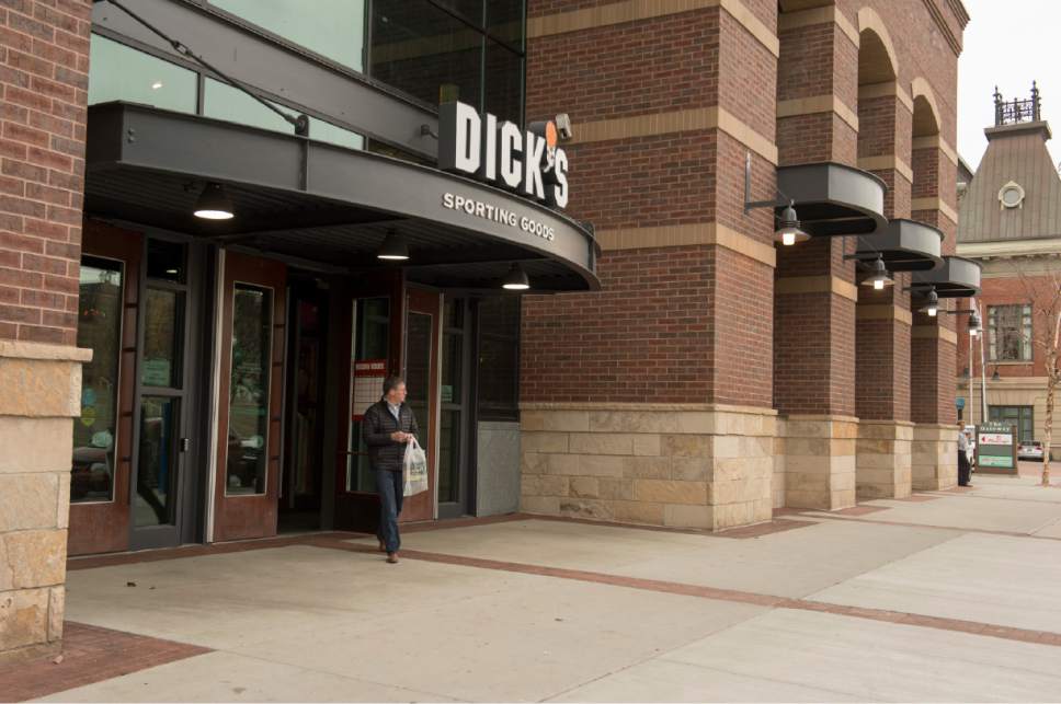 Rick Egan  |  The Salt Lake Tribune

Dick's Sporting Goods announced they will close the location at the Gateway Mall at the end of the year. Thursday, December 15, 2016.