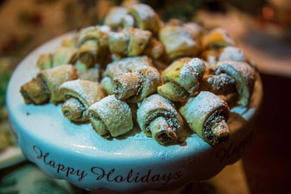 Chris Detrick  |  The Salt Lake Tribune
Cooking instructor Marguerite Henderson's rugelach pastries Salt Lake City Tuesday December 6, 2016.