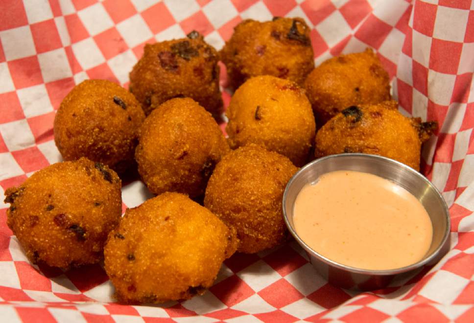 Rick Egan  |  The Salt Lake Tribune

Hush Puppies at SoCo, a new restaurant that specializes in Southern comfort food, 319 Main St., Salt Lake City.