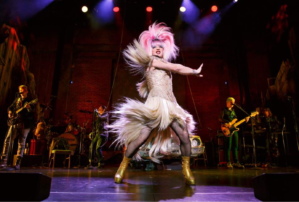 Euan Morton will play Hedwig and Hannah Corneau will play Yitzhak in the national tour of Hedwig and the Angry Inch, the 2014 Tony Award-winning Best Musical Revival, playing Dec. 20-24 at Salt Lake City's Eccles Theater. Joan Marcus  |  Courtesy