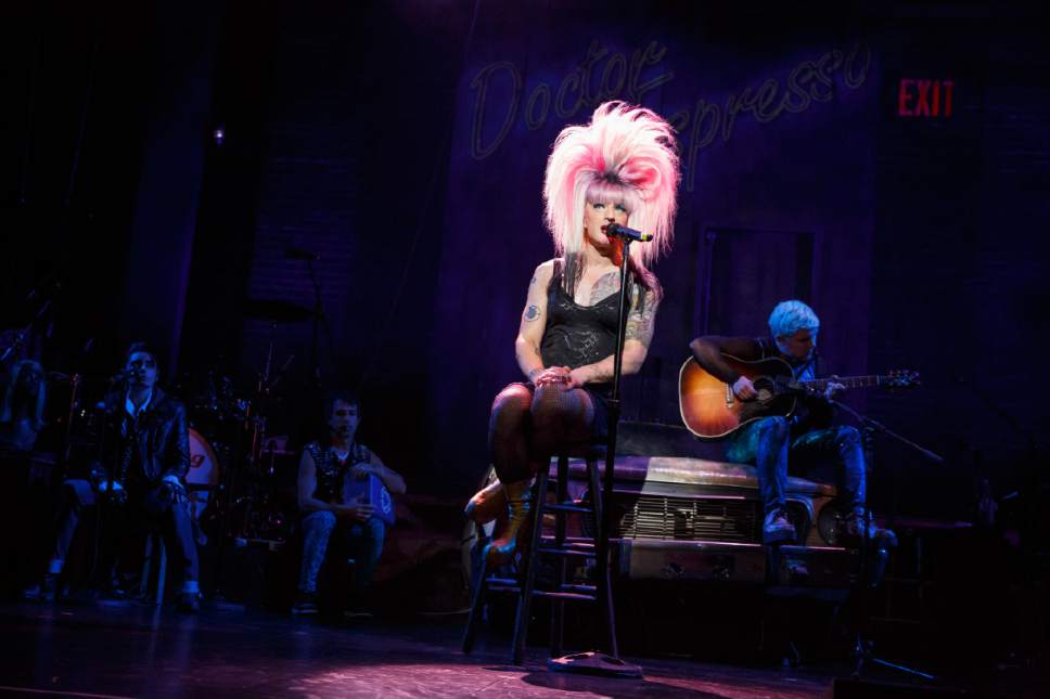 Euan Morton will play Hedwig and Hannah Corneau will play Yitzhak in the national tour of Hedwig and the Angry Inch, the 2014 Tony Award-winning Best Musical Revival, playing Dec. 20-24 at Salt Lake City's Eccles Theater. Joan Marcus  |  Courtesy