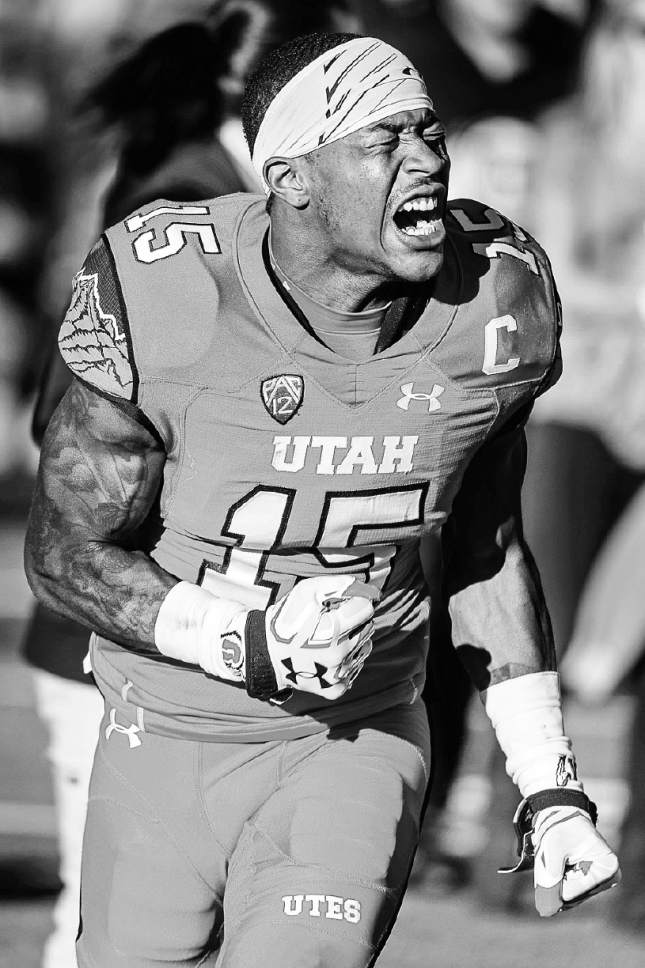 Trent Nelson  |  The Salt Lake Tribune
Utah Utes defensive back Dominique Hatfield (15) reacts to the loss as Utah hosts Oregon, NCAA football at Rice-Eccles Stadium in Salt Lake City, Saturday November 19, 2016.