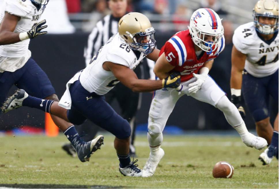 College football: Louisiana Tech beats Navy 48-45 on Armed ...