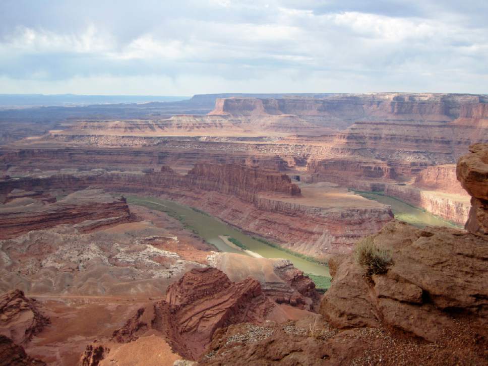 Tom Wharton  |  The Salt Lake Tribune
Dead Horse Point, which offers one of Utah's most spectacular views,  is one of the scenic Utah locations featured in HBO's "WestWorld."