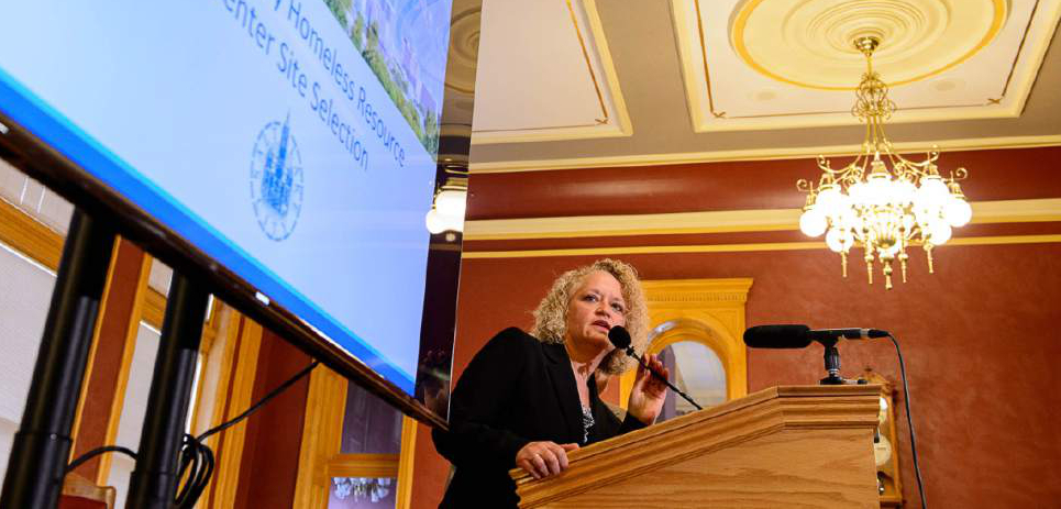 Trent Nelson  |  Tribune file photo
Salt Lake City Mayor Jackie Biskupski announces sites of four planned homeless shelters, Tuesday Dec. 13, 2016.