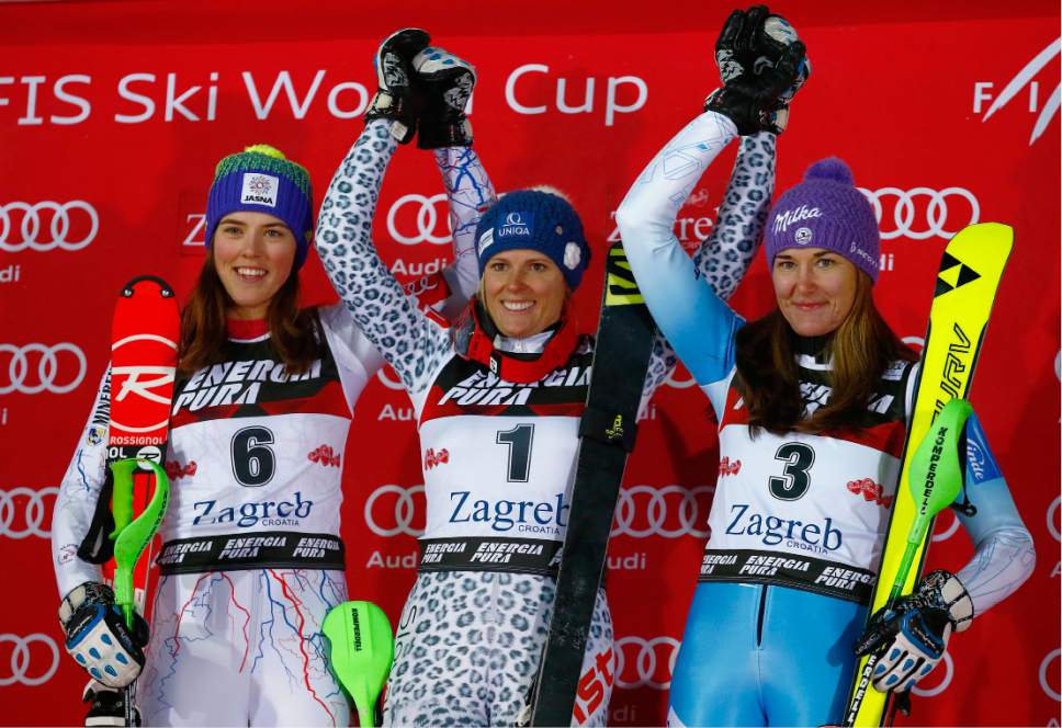 Skiing: Shiffrin misses women's World Cup slalom record; Velez Zuzulova ...